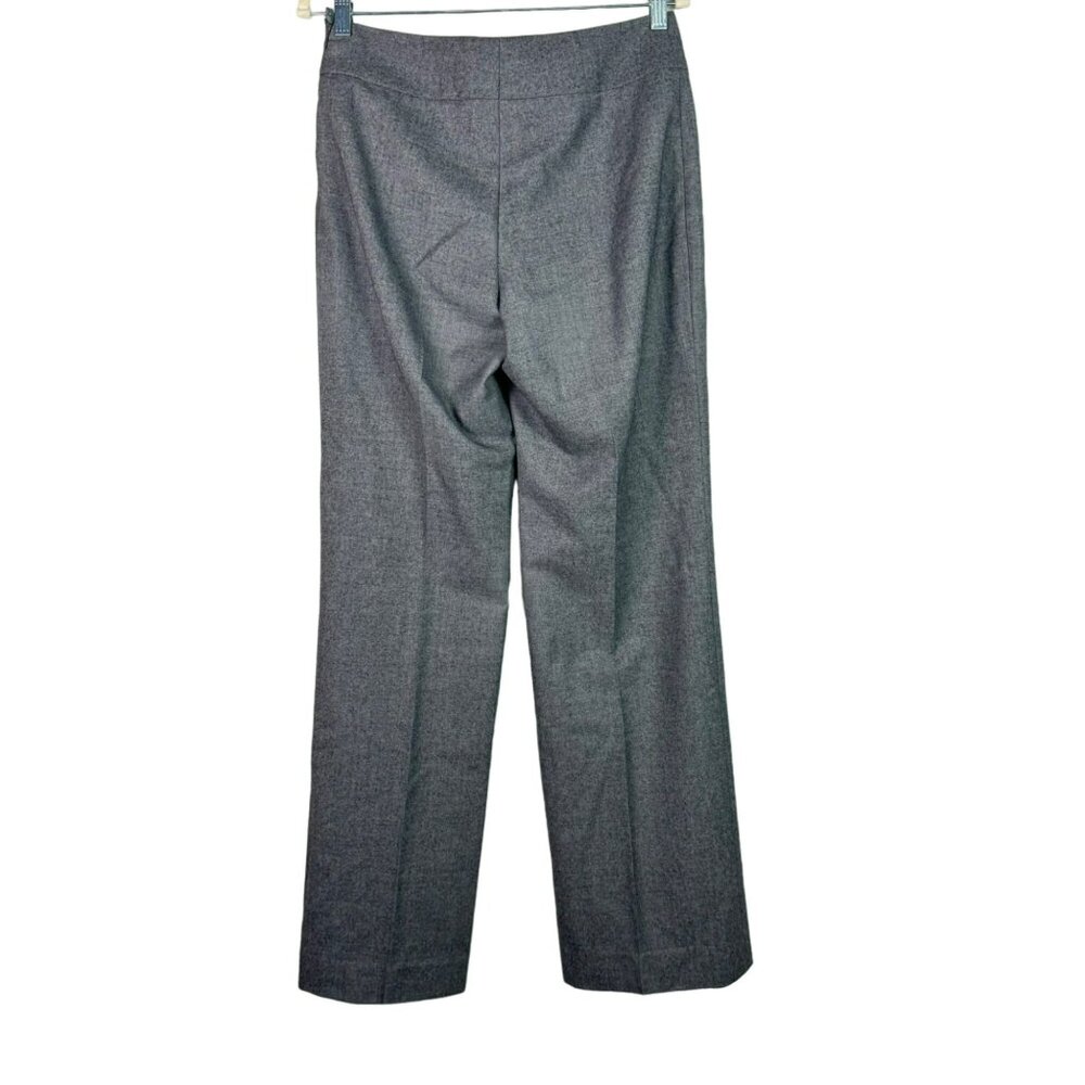 🟣🟣 🟣 Akris Punto Size 6 Womens Grey Work Pant 100% Wool